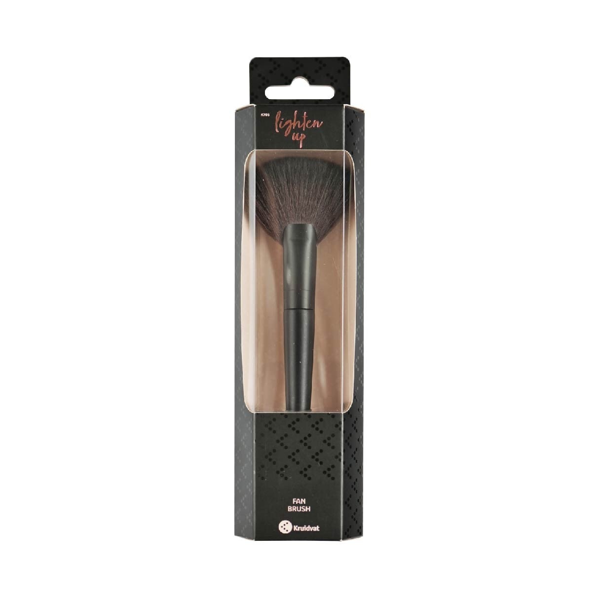 Fan Brush (Ideal For A Light And Natural Application Of Blushes, Bronzer Or Highlighter, Can Be Used For Dusting Away Excess Product) 1s