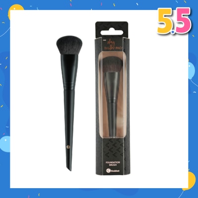 KRUIDVAT Foundation Brush (Ideal For Smoothing Liquid Foundation Over The Skin For A Flawless Application) 1s