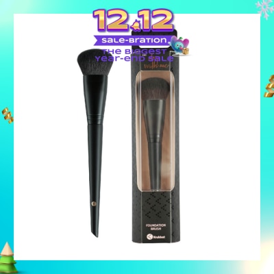 KRUIDVAT Foundation Brush (Ideal For Smoothing Liquid Foundation Over The Skin For A Flawless Application) 1s
