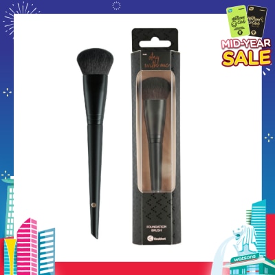 KRUIDVAT Foundation Brush (Ideal For Smoothing Liquid Foundation Over The Skin For A Flawless Application) 1s