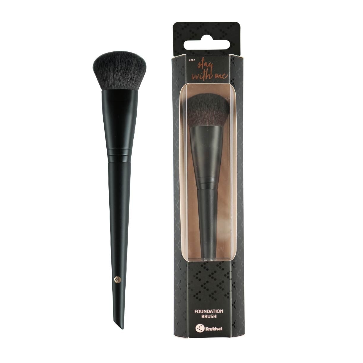 Foundation Brush (Ideal For Smoothing Liquid Foundation Over The Skin For A Flawless Application) 1s