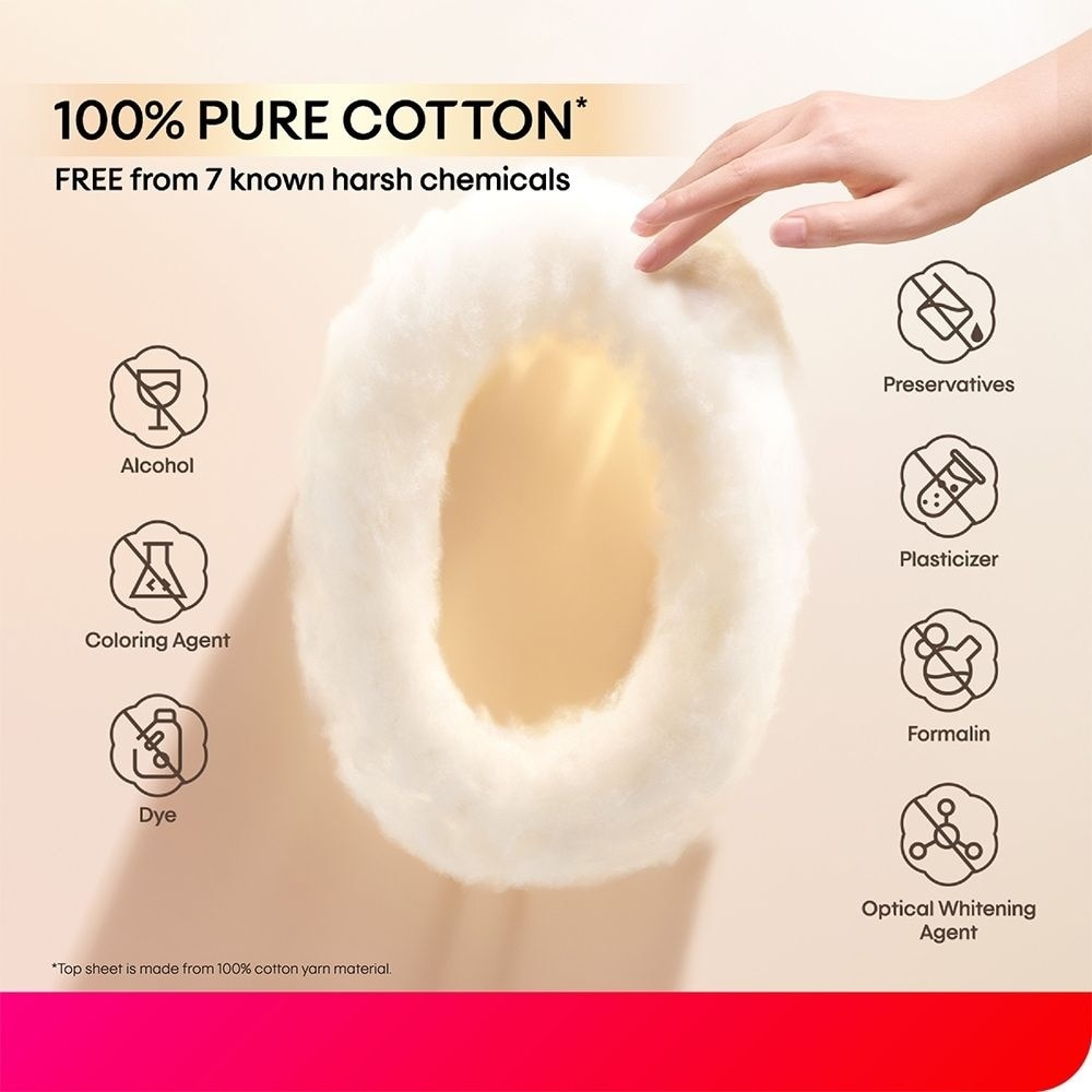Sun-Bathed Pure Cotton Super Ultra Thin Wing Night Pad 28cm 13s
