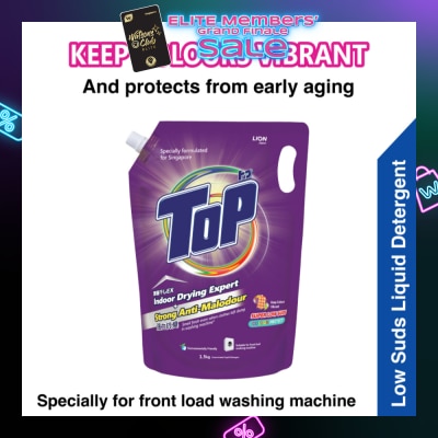 TOP Concentrated Liquid Detergent Super Low Suds Colour Protect Refill 1.5kg