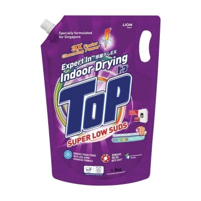 TOP Concentrated Liquid Detergent Super Low Suds Colour Protect Refill 1.5kg