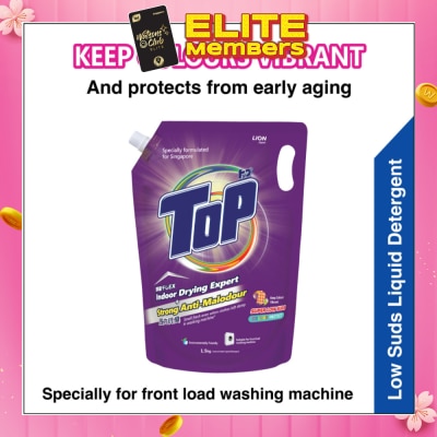 TOP Concentrated Liquid Detergent Super Low Suds Colour Protect Refill 1.5kg
