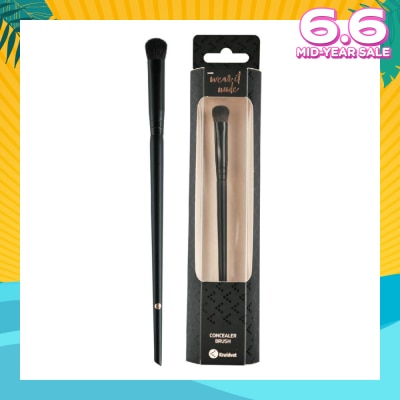 KRUIDVAT Concealer Brush (Ideal For Blending Liquid, Cream And Powder Formulas For Concealing Blemishes, Discoloration And Under Eye Circles) 1s
