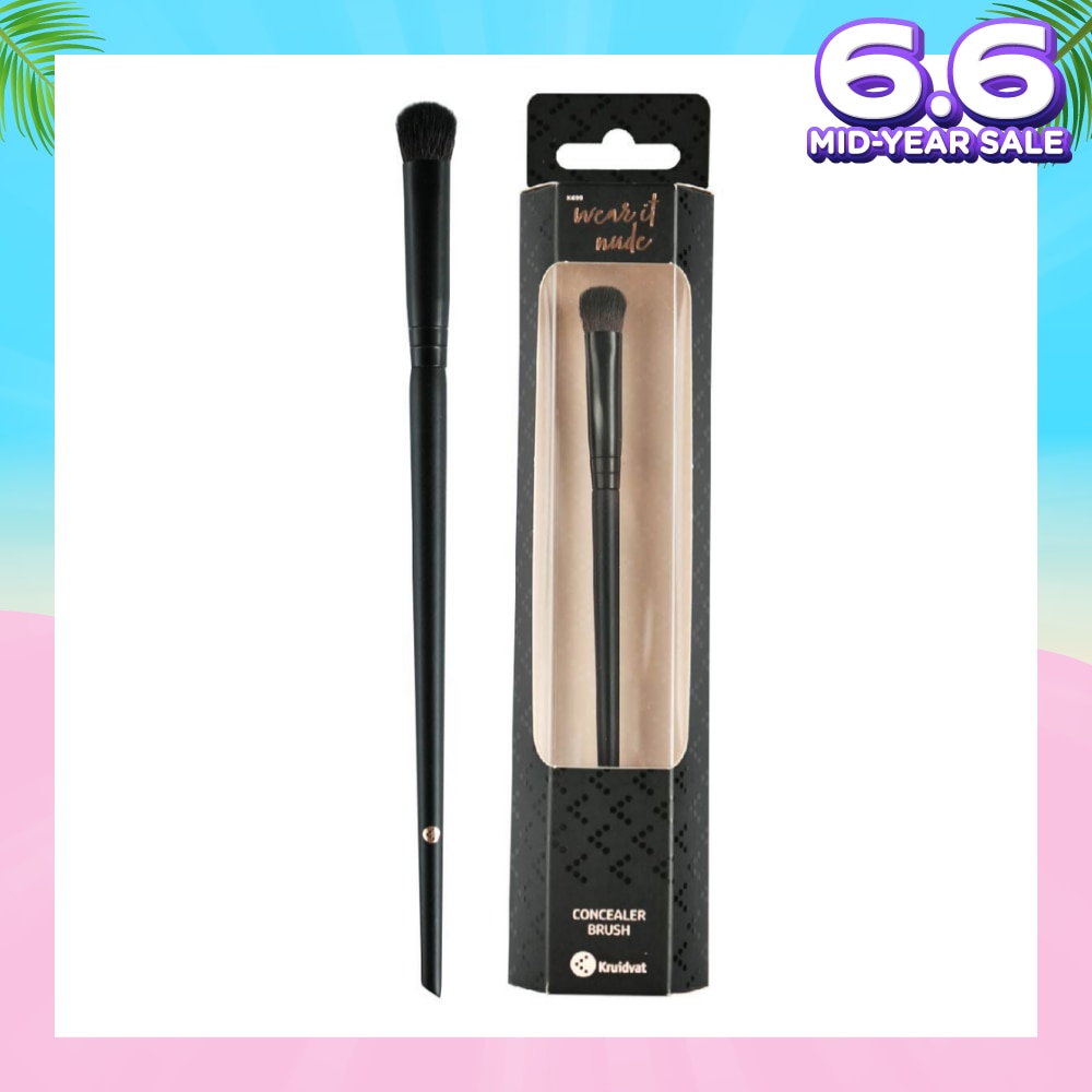 Concealer Brush (Ideal For Blending Liquid, Cream And Powder Formulas For Concealing Blemishes, Discoloration And Under Eye Circles) 1s