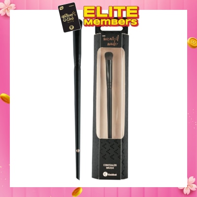 KRUIDVAT Concealer Brush (Ideal For Blending Liquid, Cream And Powder Formulas For Concealing Blemishes, Discoloration And Under Eye Circles) 1s