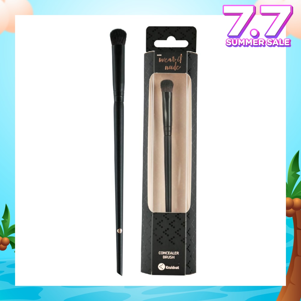 Concealer Brush (Ideal For Blending Liquid, Cream And Powder Formulas For Concealing Blemishes, Discoloration And Under Eye Circles) 1s