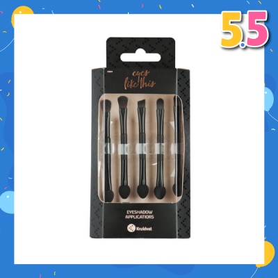 KRUIDVAT Eyeshadow Applicators (Five Double Sided Applicators For Perfect Application And Blending Of The Eyeshadow) 5s