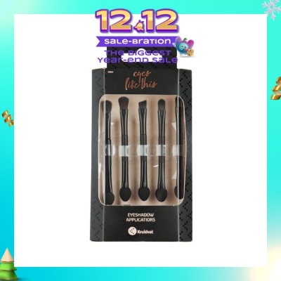 KRUIDVAT Eyeshadow Applicators (Five Double Sided Applicators For Perfect Application And Blending Of The Eyeshadow) 5s