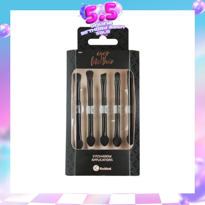 KRUIDVAT - Eyeshadow Applicators (Five Double Sided Applicators For Perfect Application And Blending Of The Eyeshadow) 5s