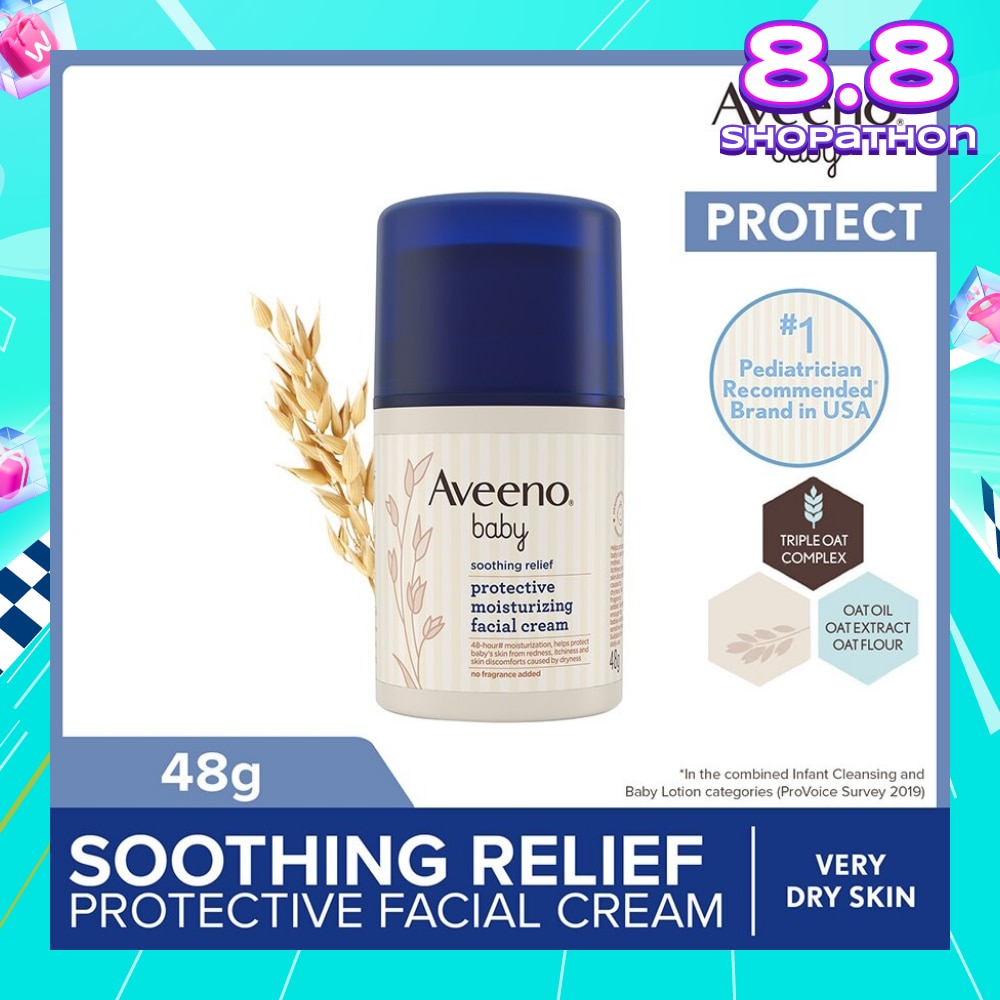 Baby Soothing Relief Facial Cream (Protect Baby's Skin From Redness, Itchiness And Skin Discomfort) 48g