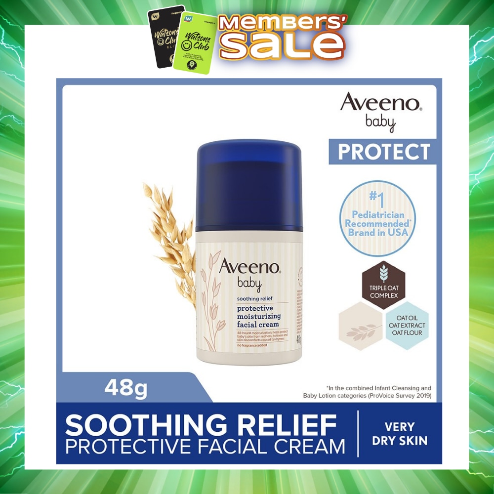 Baby Soothing Relief Facial Cream (Protect Baby's Skin From Redness, Itchiness And Skin Discomfort) 48g