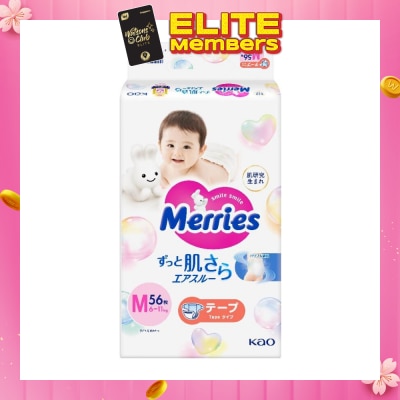 MERRIES Tape M (Enhanced Breathability For Long Lasting Dryness And Comfort) 56s (Expiry: Jul`2026)