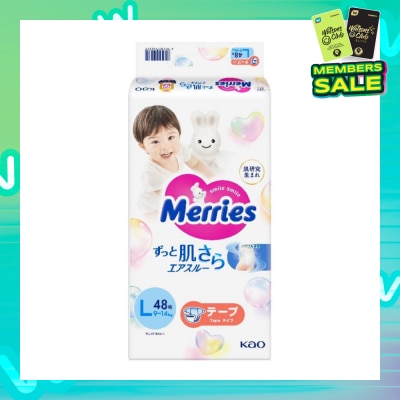 MERRIES Tape L (Enhanced Breathability For Long Lasting Dryness And Comfort) 48s