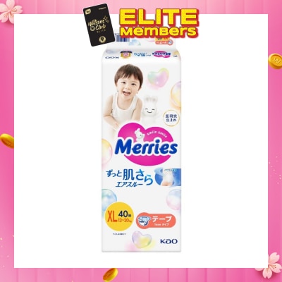 MERRIES Tape XL (Enhanced Breathability For Long Lasting Dryness And Comfort) 40s (Expiry: Jul`2026)