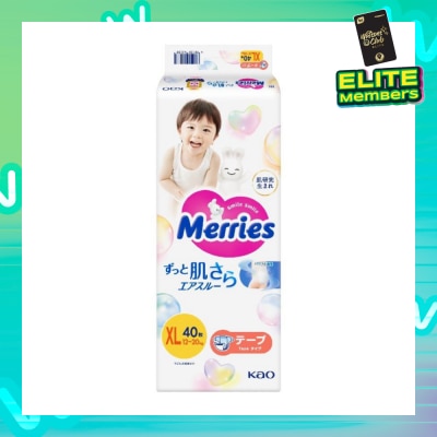 MERRIES Tape XL (Enhanced Breathability For Long Lasting Dryness And Comfort) 40s