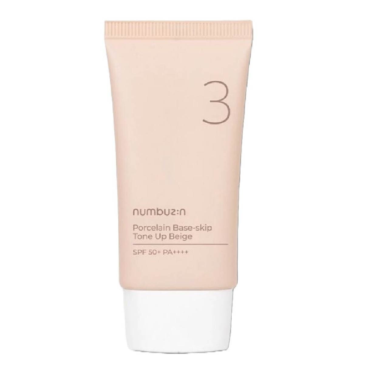 No.3 Porcelain Base-skip Tone Up Beige 50ml (Expiry: Jan`2025)