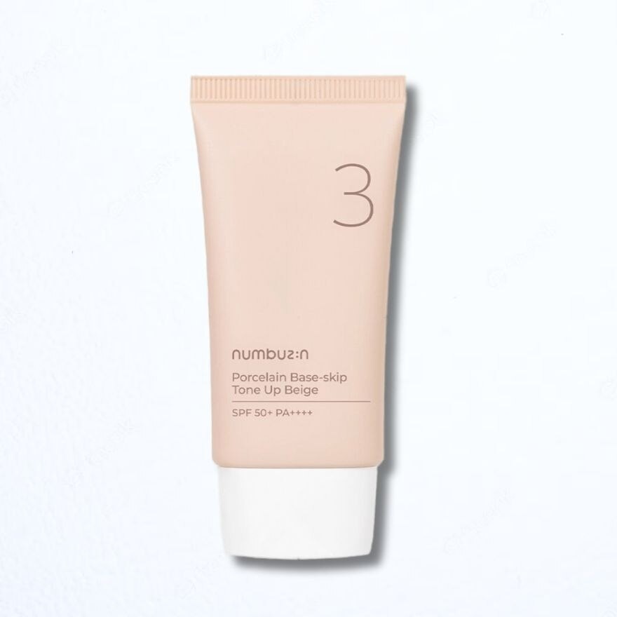 No.3 Porcelain Base-skip Tone Up Beige 50ml (Expiry: Jan`2025)