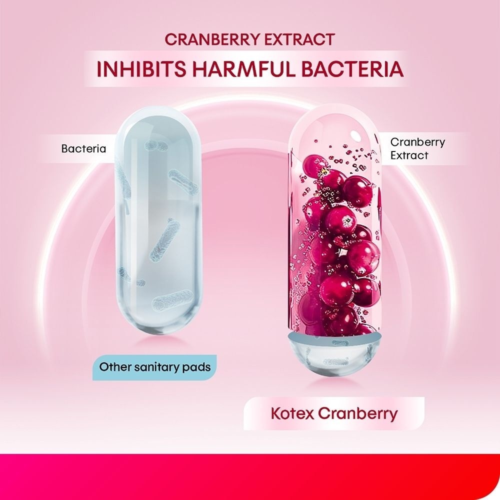 Odour Control Cranberry Extract Super Ultra Thin Wing Pad 28cm 6s x 2