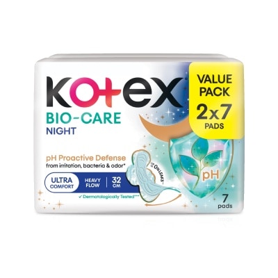 KOTEX - Bio-care Ph Proactive Defense Ultra Comfort Pad 32cm 14s