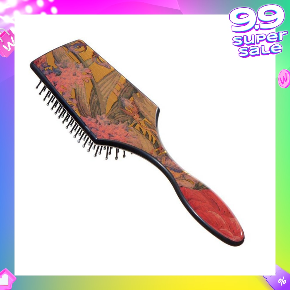 Lpb2 (The Original Paddle Hair Brush With Floral Gold Foil Effect) 1s