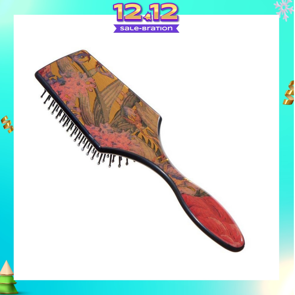 Lpb2 (The Original Paddle Hair Brush With Floral Gold Foil Effect) 1s