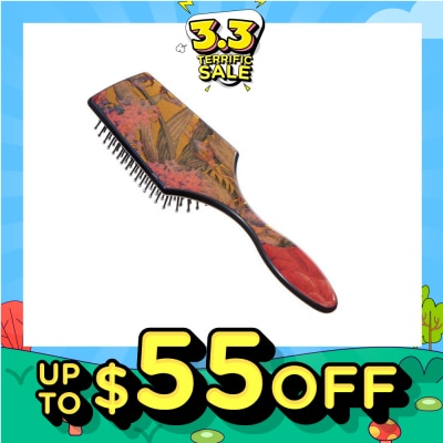 KENT BRUSHES Lpb2 (The Original Paddle Hair Brush With Floral Gold Foil Effect) 1s