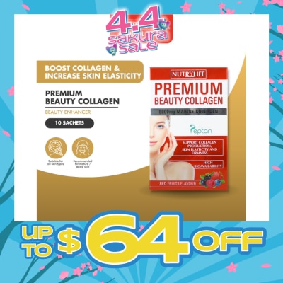 NUTRILIFE - Premium Beauty Collagen With Red Fruits Flavour 10s