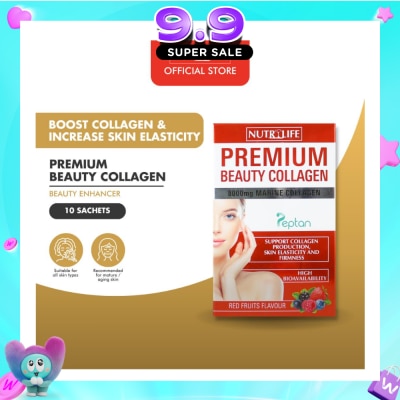 NUTRILIFE - Premium Beauty Collagen Supplement (Red Fruits Flavour) Sachet 10s image