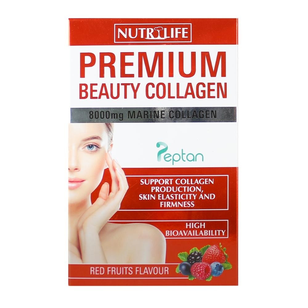 Premium Beauty Collagen With Red Fruits Flavour 10s
