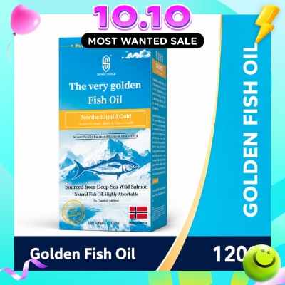 SINGCHOICE Golden Fish Oil for Brain Support Capsule 120s image