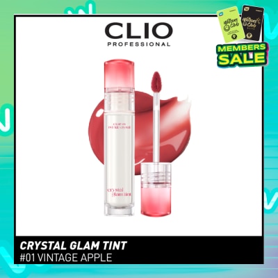CLIO Crystal Glam Tint 01 Vintage Apple 3.4g