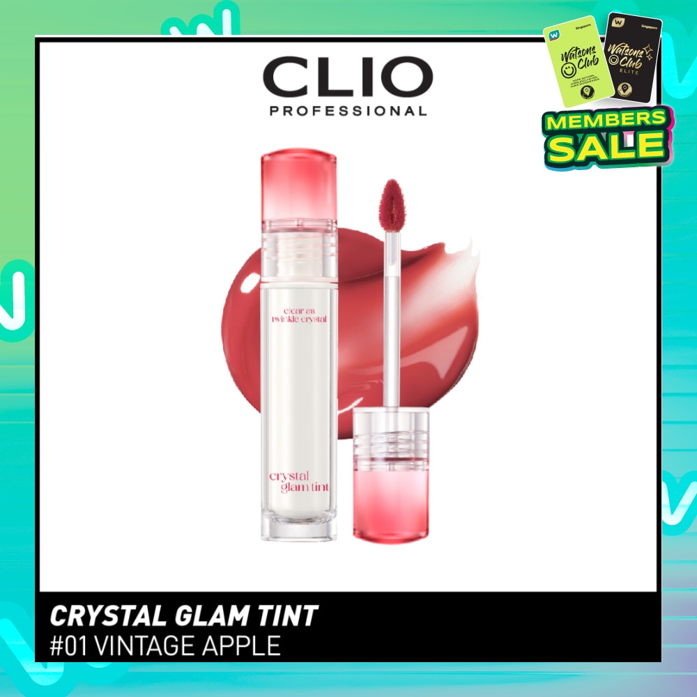 Crystal Glam Tint 01 Vintage Apple 3.4g