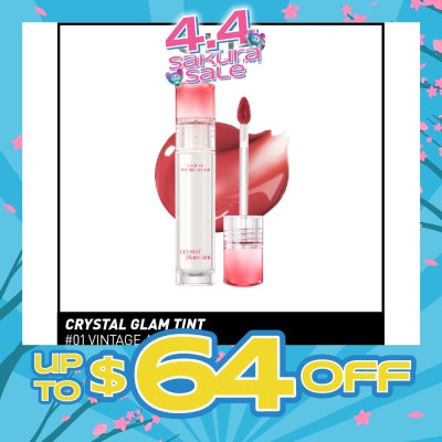 CLIO - Crystal Glam Tint 01 Vintage Apple 3.4g