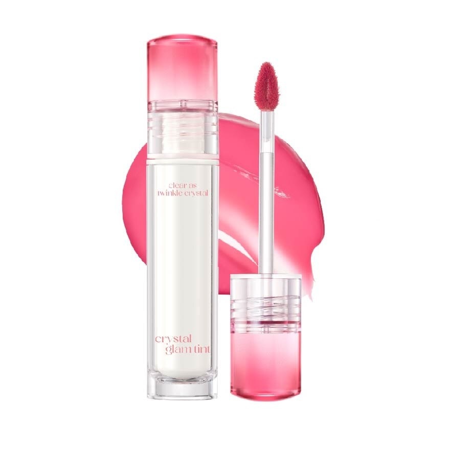 Crystal Glam Tint (03 Blushed Peach) Glowy Lip Appearance Without Making Your Lips Sticky 3.4g