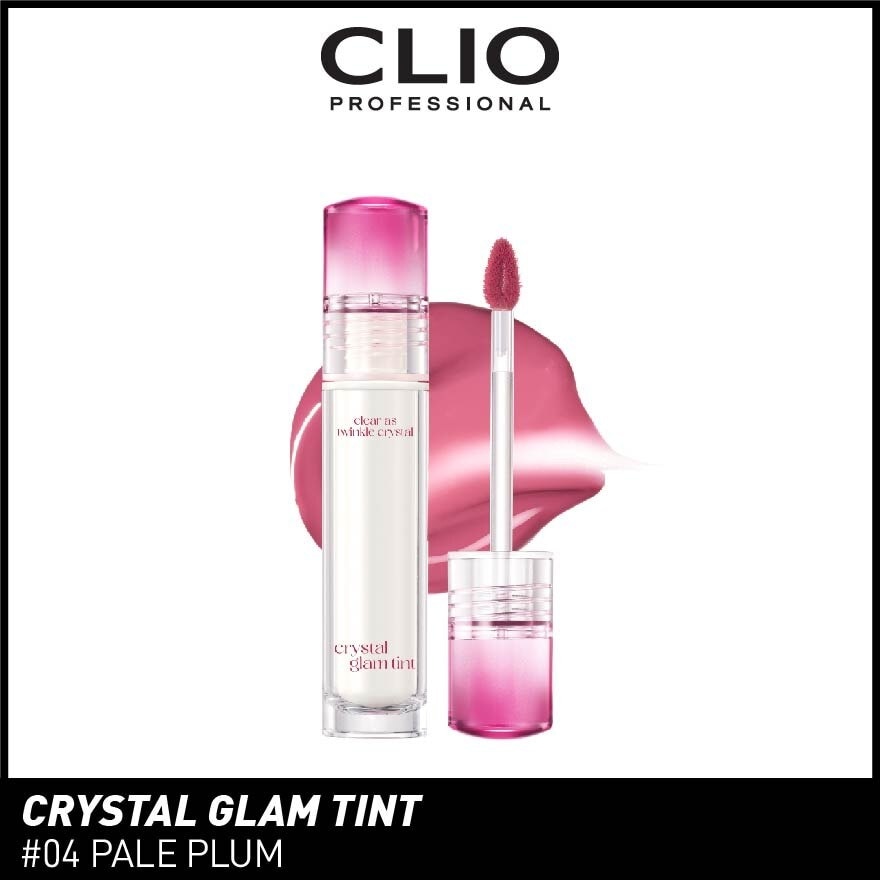 Crystal Glam Tint (04 Pale Plum) Glowy Lip Appearance Without Making Your Lips Sticky 3.4g