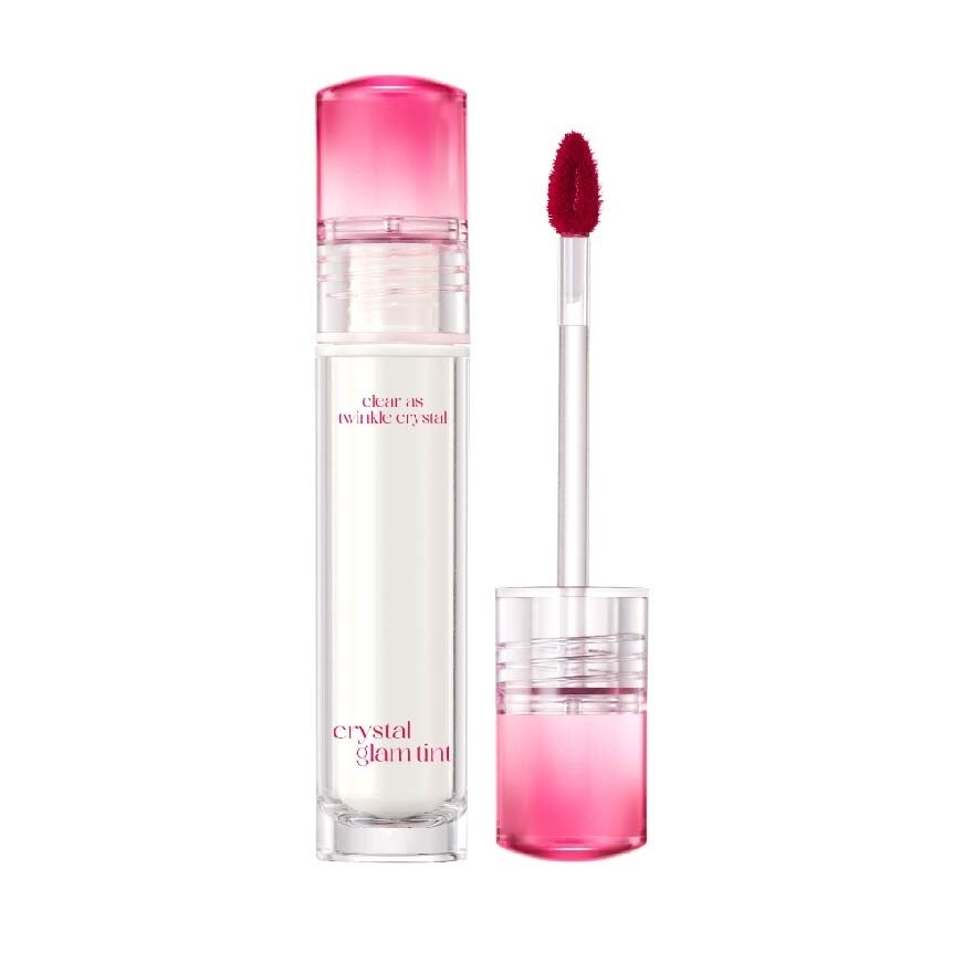 Crystal Glam Tint (05 Fresh Cherry) Glowy Lip Appearance Without Making Your Lips Sticky 3.4g