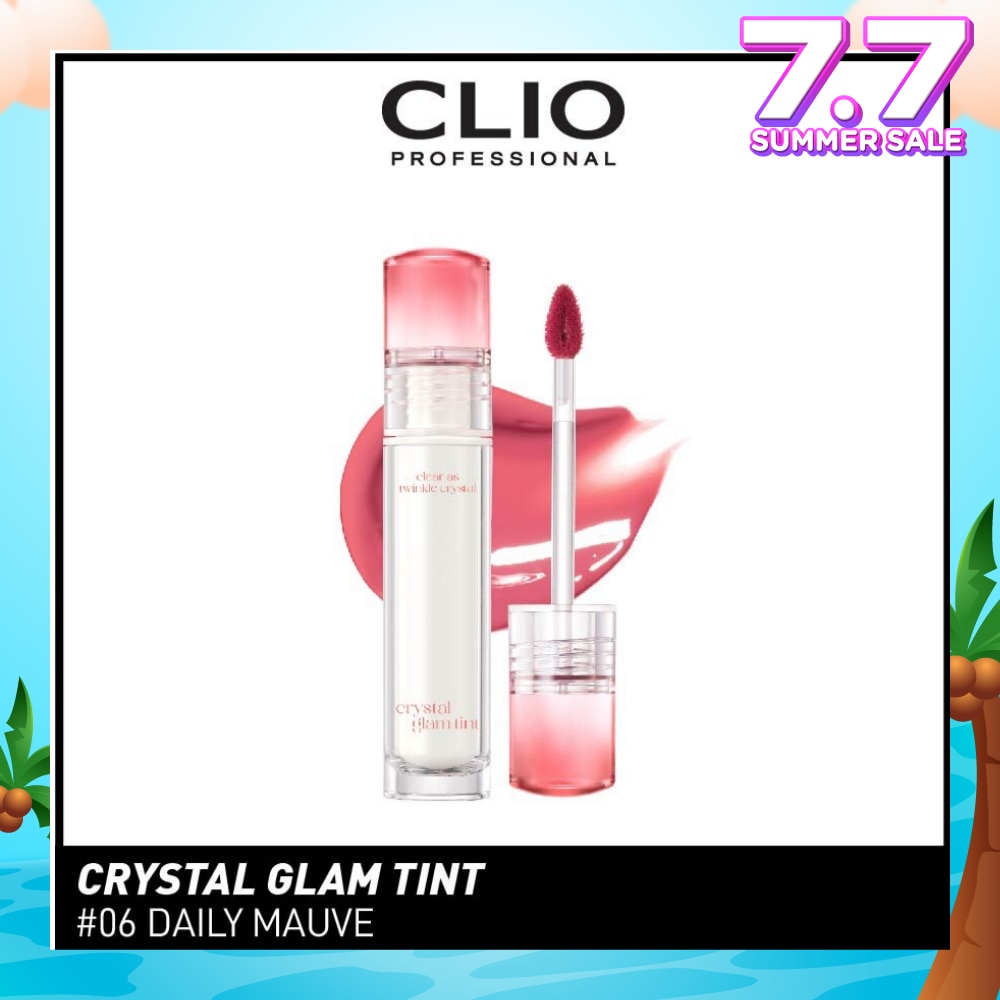 Crystal Glam Tint (06 Daily Mauve) Glowy Lip Appearance Without Making Your Lips Sticky 3.4g