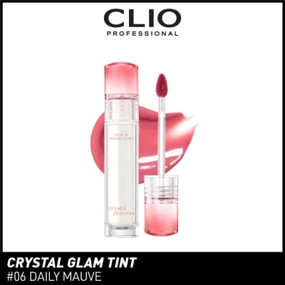 CLIO Crystal Glam Tint (06 Daily Mauve) Glowy Lip Appearance Without Making Your Lips Sticky 3.4g