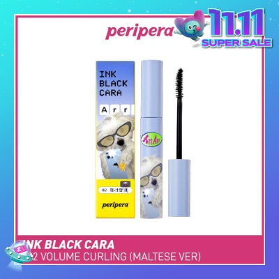 PERIPERA Ink Black Cara 02 Volume Curling Maltese Ver 7g (Expiry: Nov`2025)