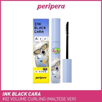 PERIPERA Ink Black Cara, 02 Volume Curling (Maltese Ver) 7g