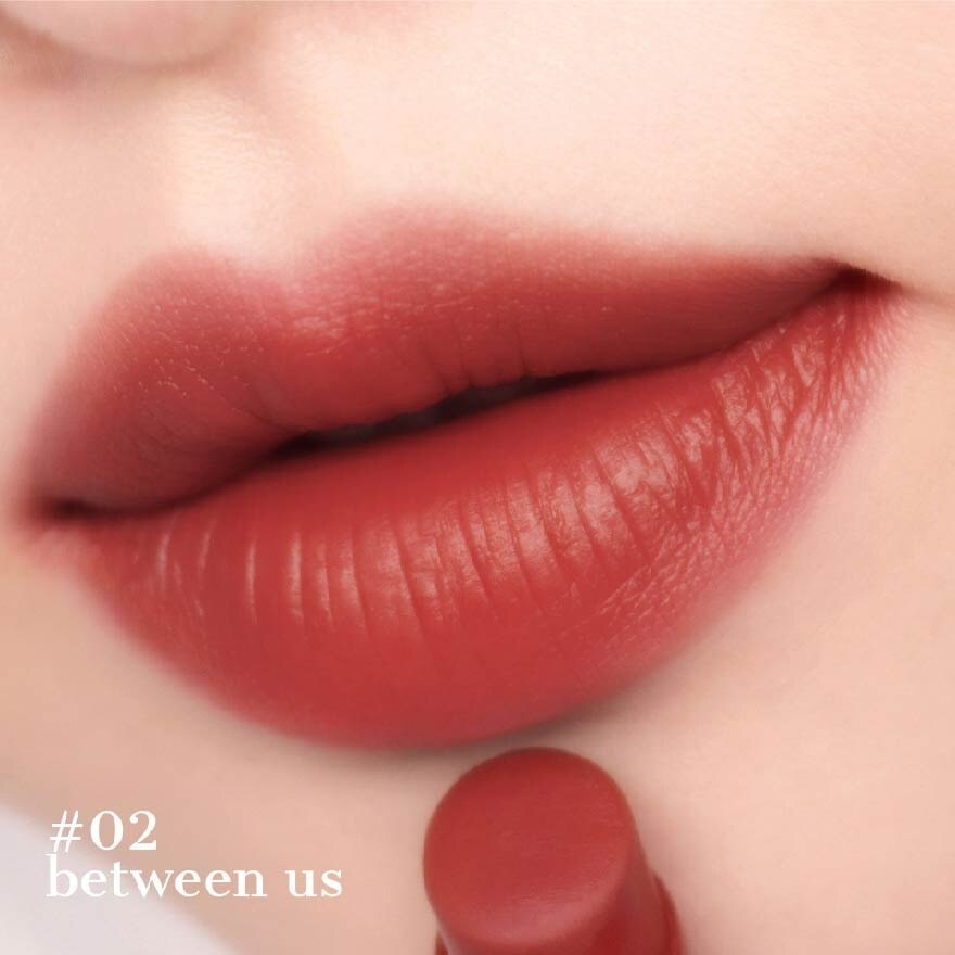 You Re Mine Powder Lip (02 Between Us), Very Light And Comfortable On The Lips, Long Lasting, Help Blur And Cover The Grooves Of The Lips 3g