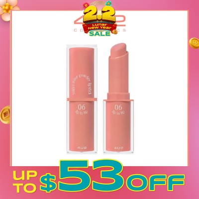 4U2 You Re Mine Powder Lip (06 Lip To Lip), Very Light And Comfortable On The Lips, Long Lasting, Help Blur And Cover The Grooves Of The Lips 3g