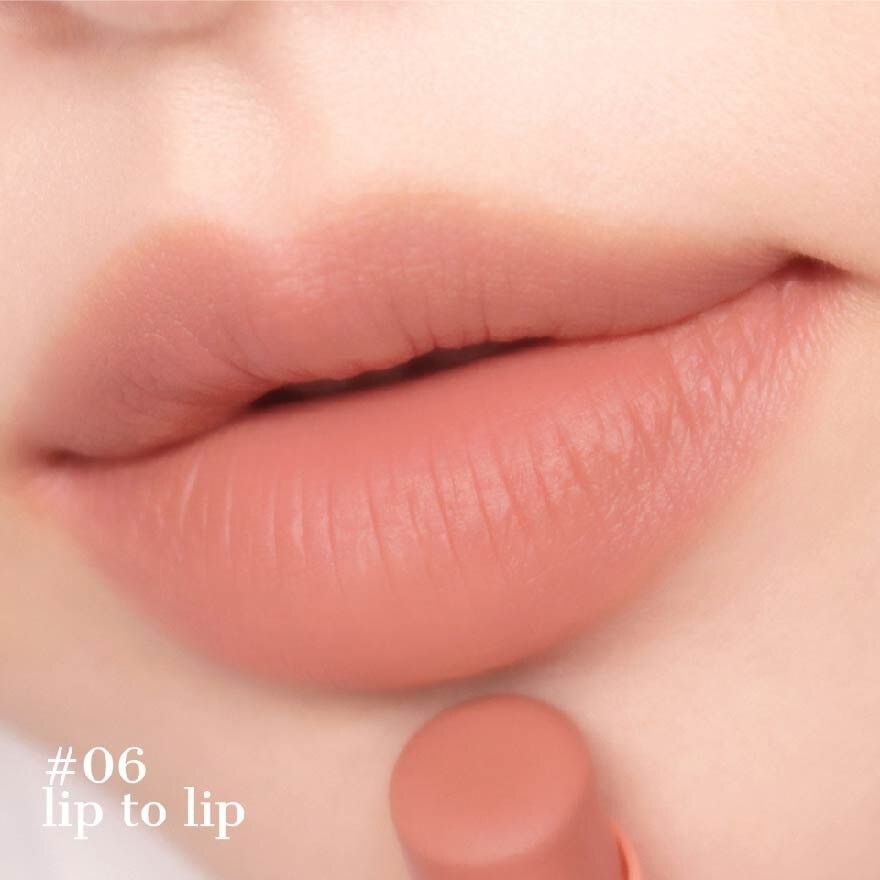 You Re Mine Powder Lip (06 Lip To Lip), Very Light And Comfortable On The Lips, Long Lasting, Help Blur And Cover The Grooves Of The Lips 3g