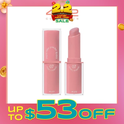 4U2 You Re Mine Powder Lip (07 Every Reason), Very Light And Comfortable On The Lips, Long Lasting, Help Blur And Cover The Grooves Of The Lips 3g