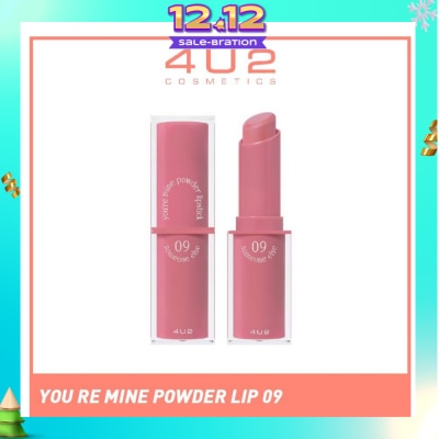 4U2 You Re Mine Powder Lip (09 Someone Else), Very Light And Comfortable On The Lips, Long Lasting, Help Blur And Cover The Grooves Of The Lips 3g