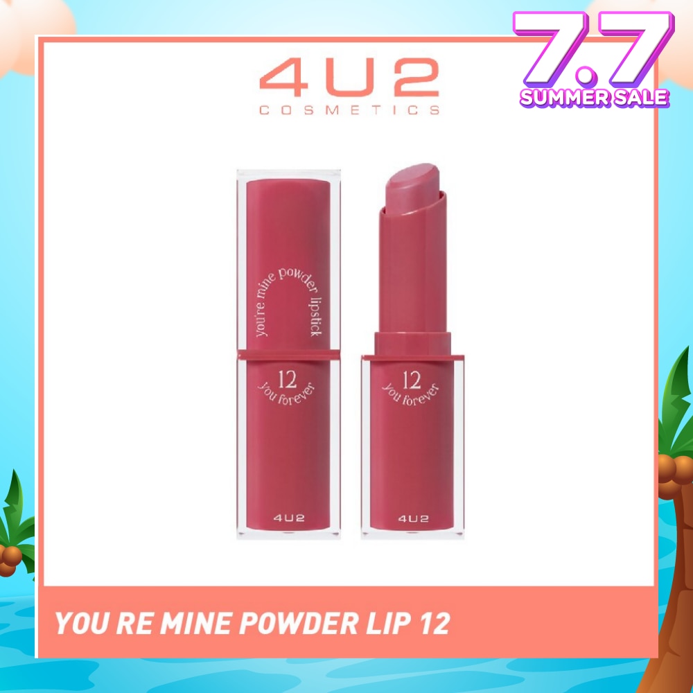 You Re Mine Powder Lip (12 You Forever), Very Light And Comfortable On The Lips, Long Lasting, Help Blur And Cover The Grooves Of The Lips 3g