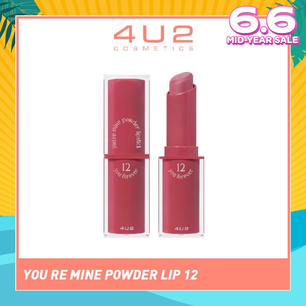 You Re Mine Powder Lip (12 You Forever), Very Light And Comfortable On The Lips, Long Lasting, Help Blur And Cover The Grooves Of The Lips 3g